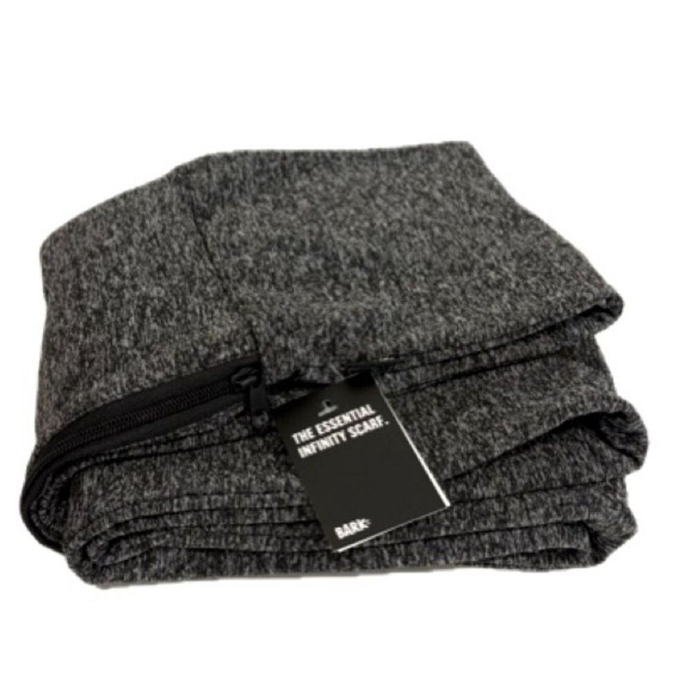NWT Bark Box The Essential Infinity Scarf Zipper Pocket Dog Poop Bag Carrier